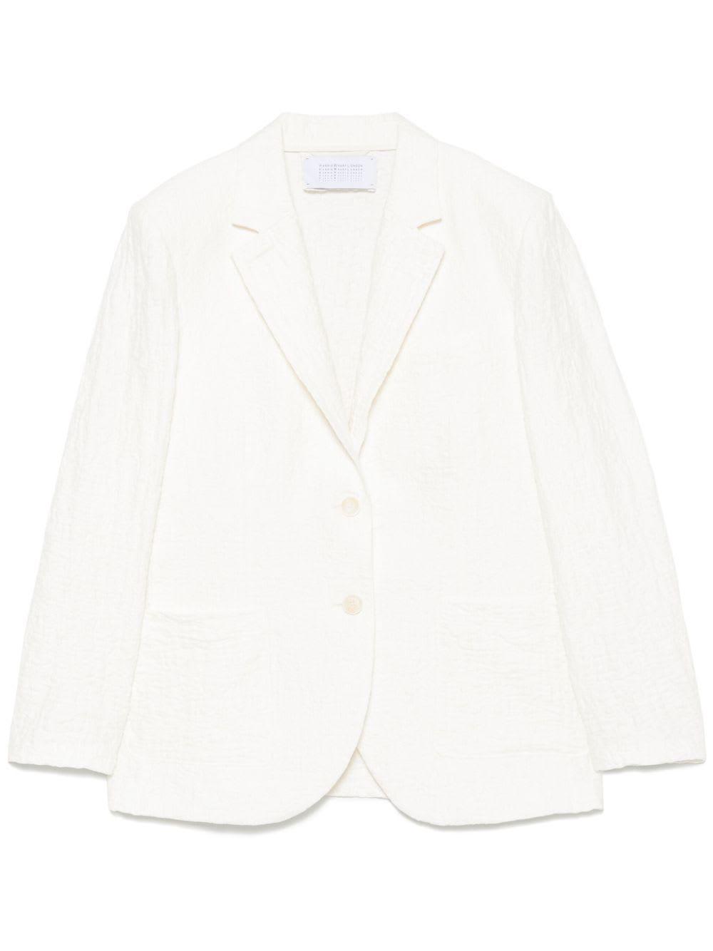 harris wharf london cotton blend blazer jacket
