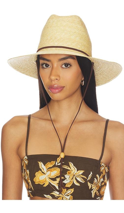 hat attack willow mini surfer fedora hat in neutral.
