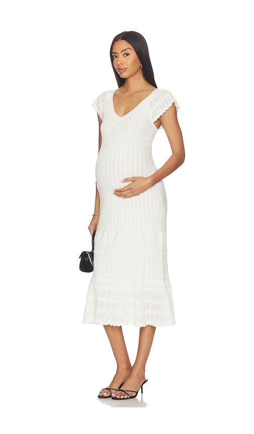 hatch the celia dress in white.