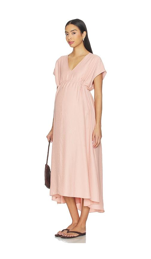 hatch the neema caftan in peach.