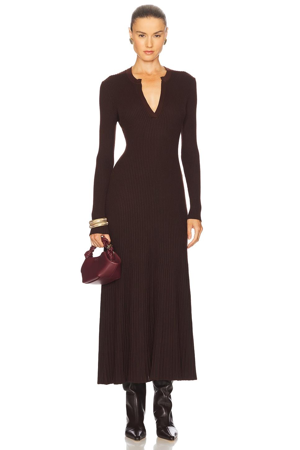 hattie knit midi dress