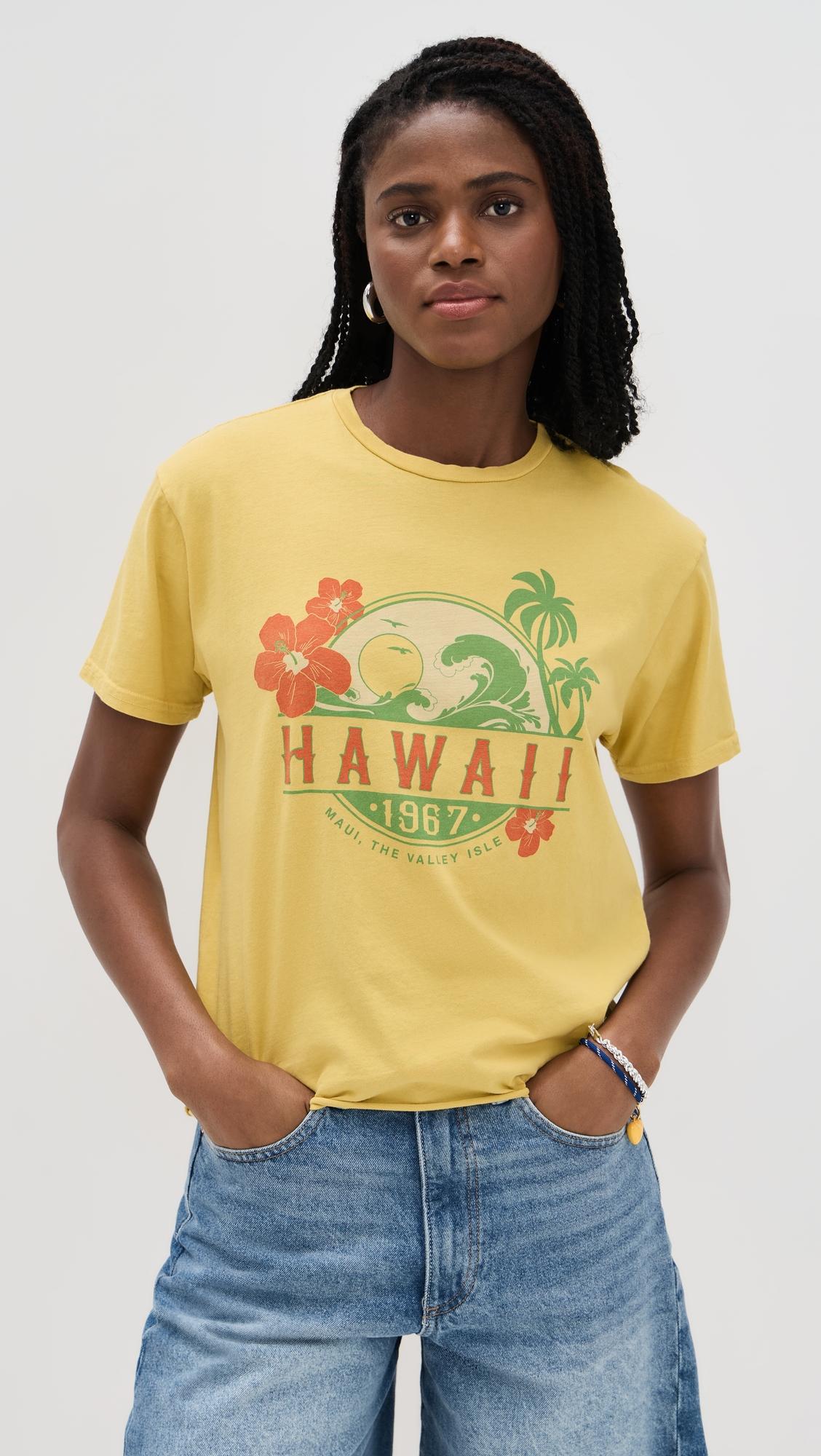 hawaii cropped tee