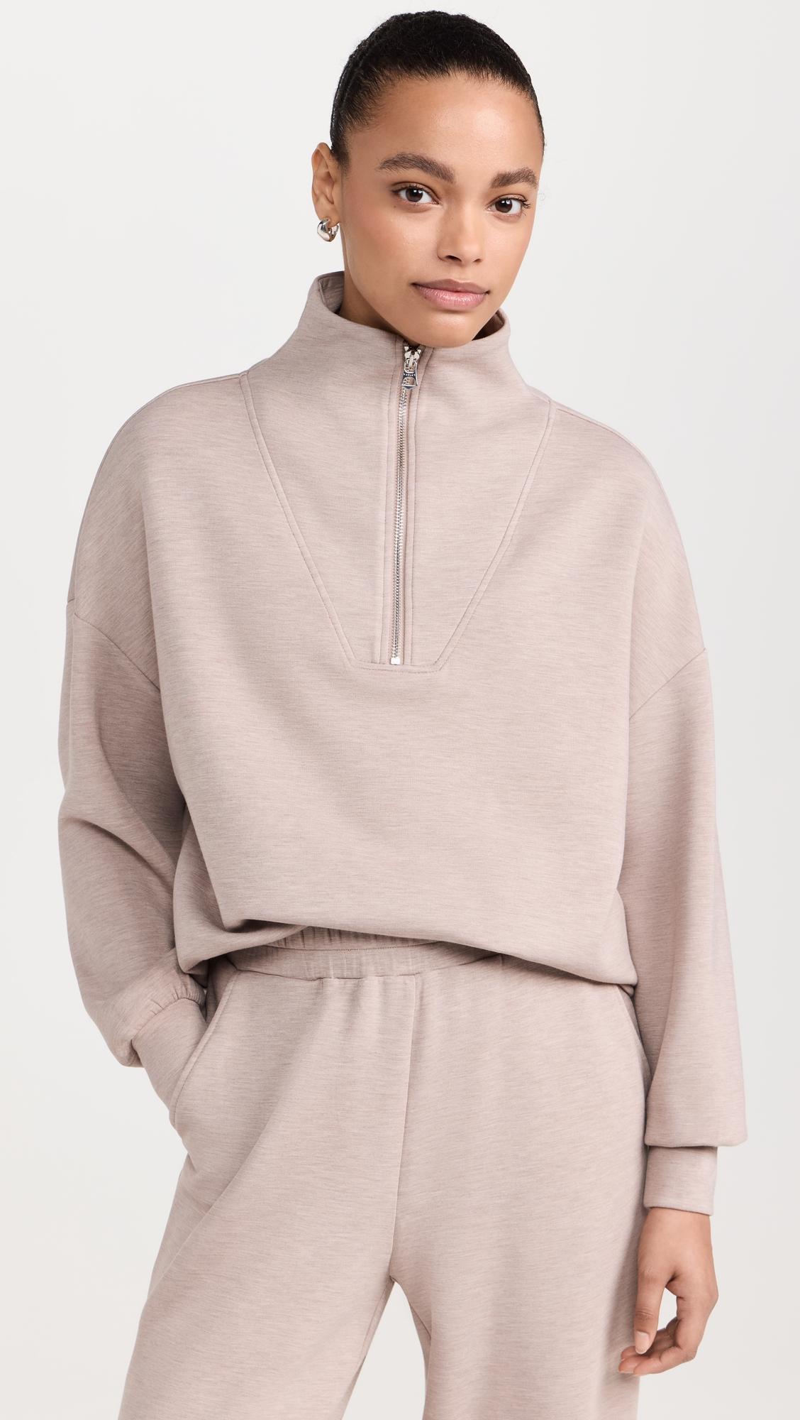 hawley half zip sweat