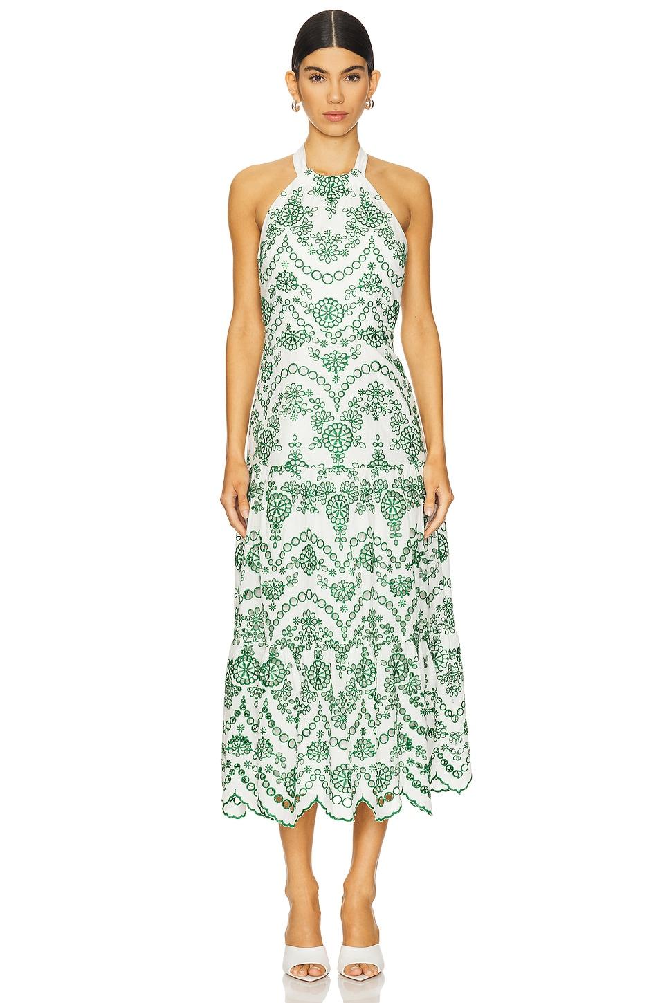 hayden scallop eyelet dress