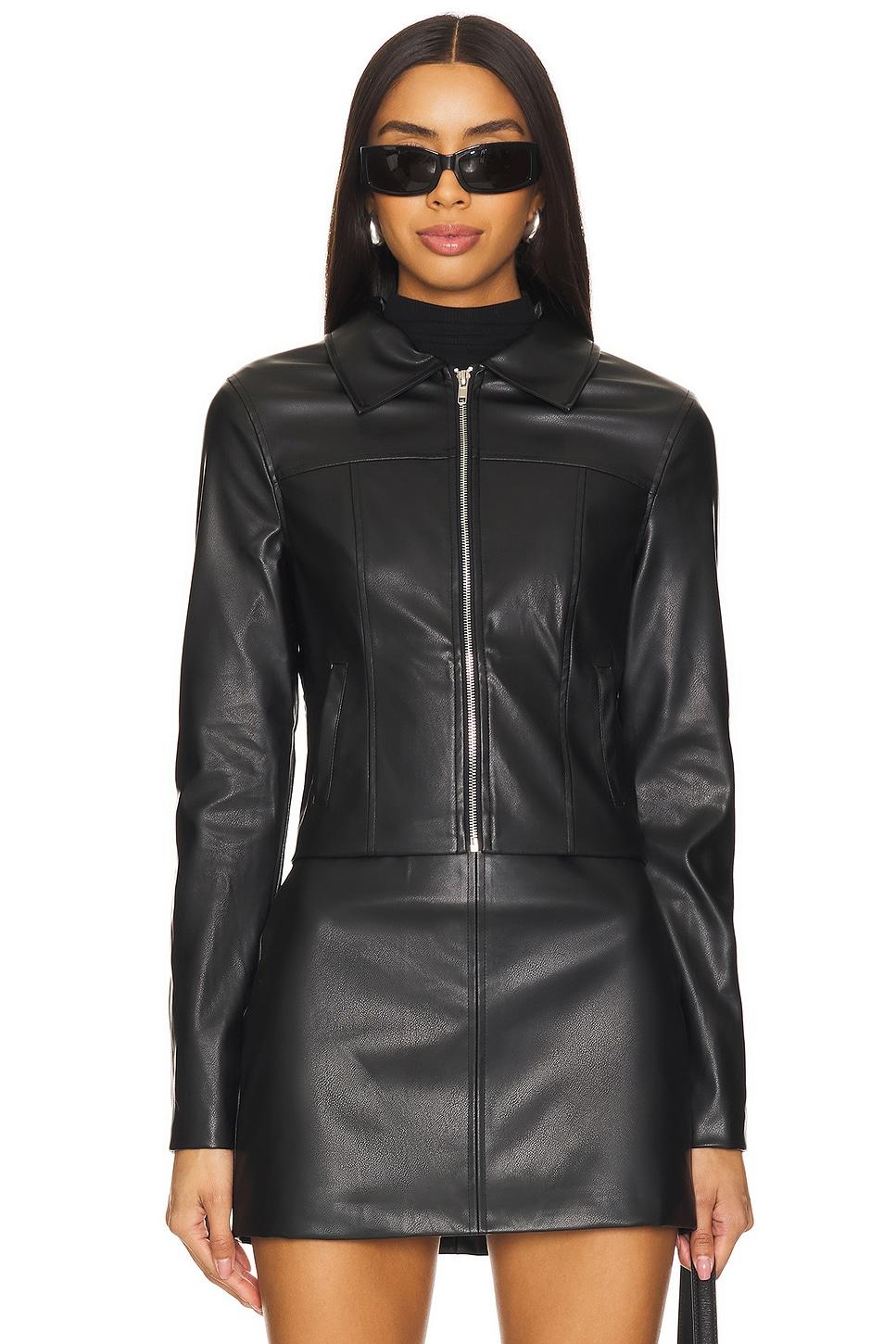 haydenn faux leather jacket