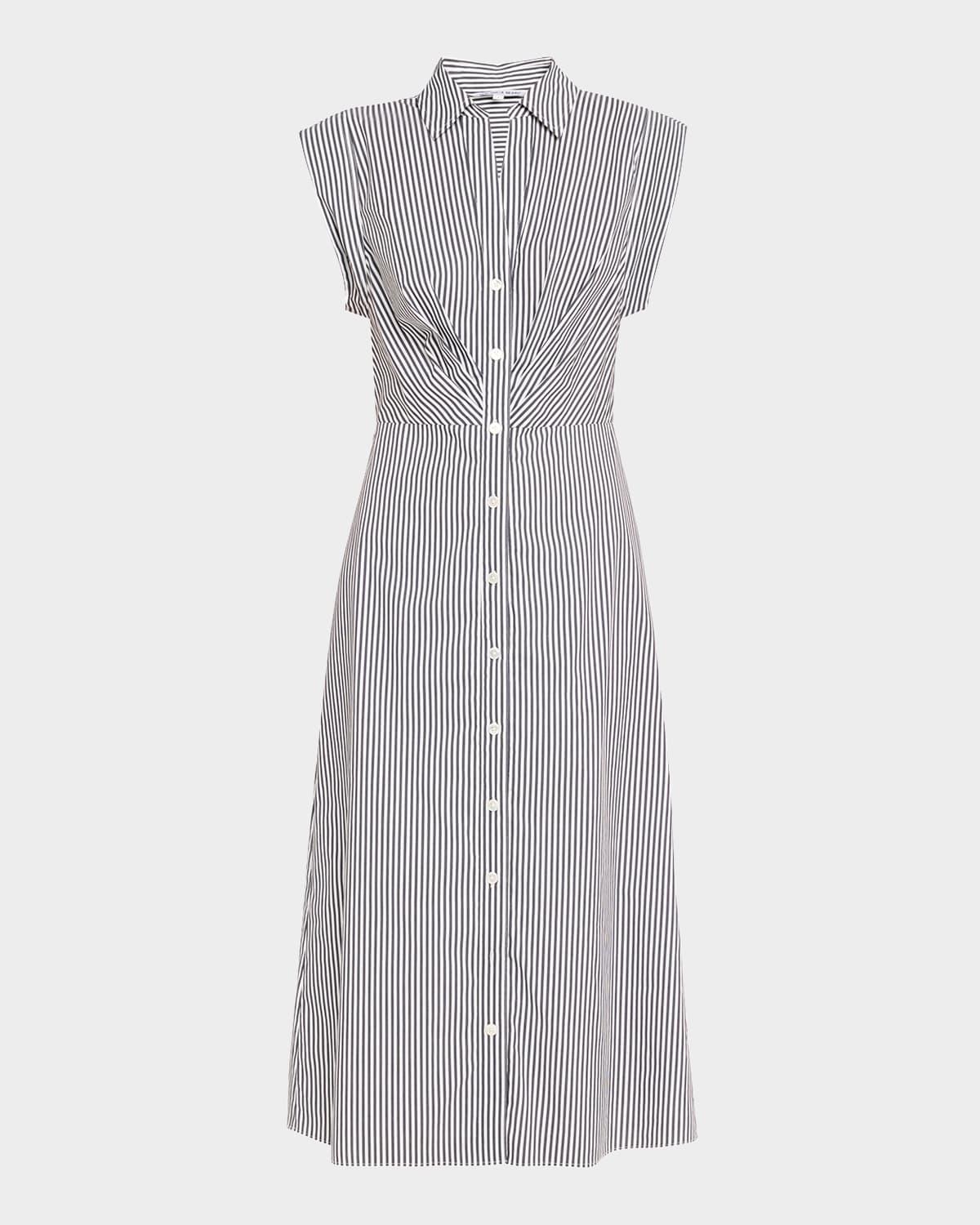 haydon stripe shirtdress