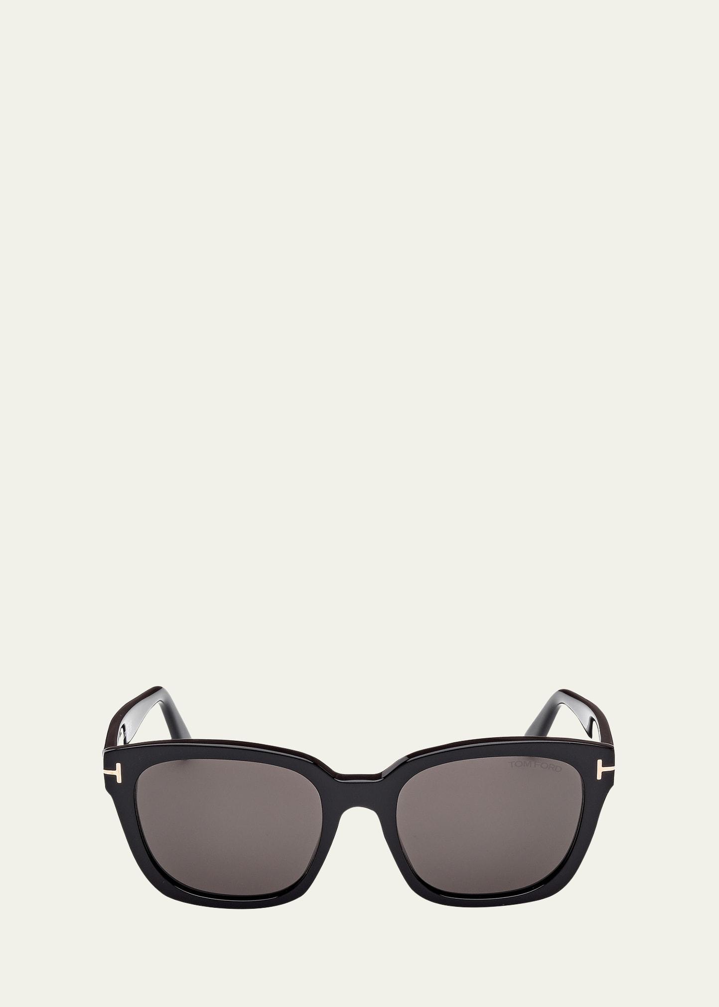 haylay acetate rectangle sunglasses