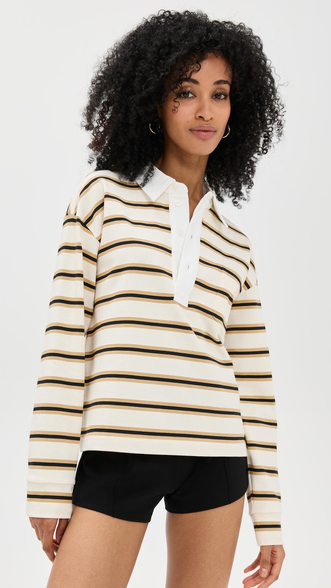 hayley variegated polo