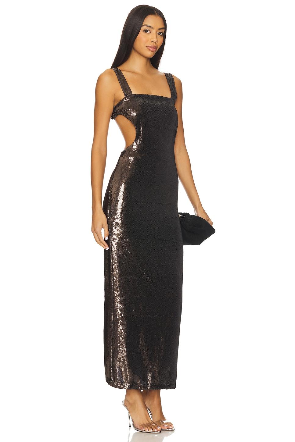 hazel cut-out maxi dress