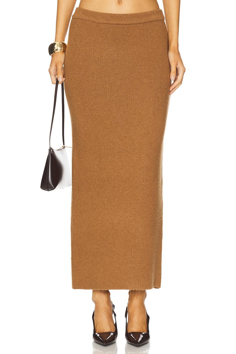 hazel knit maxi skirt