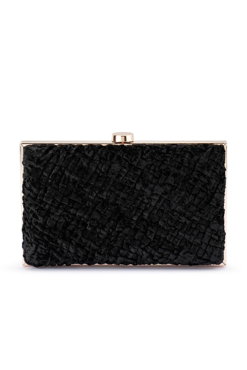 hazel textured clutch