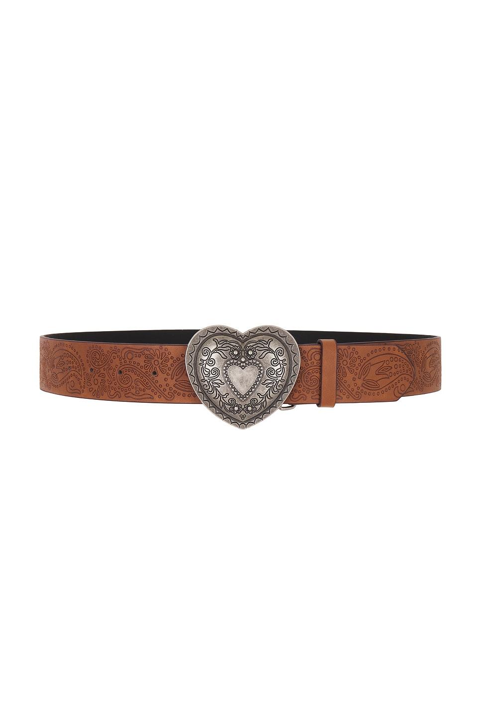 heart buckle belt