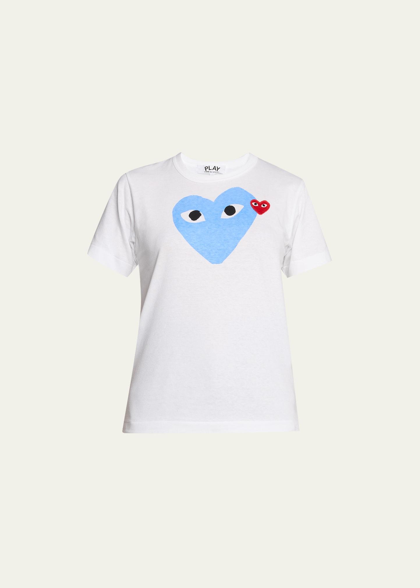 heart eyes logo short-sleeve t-shirt