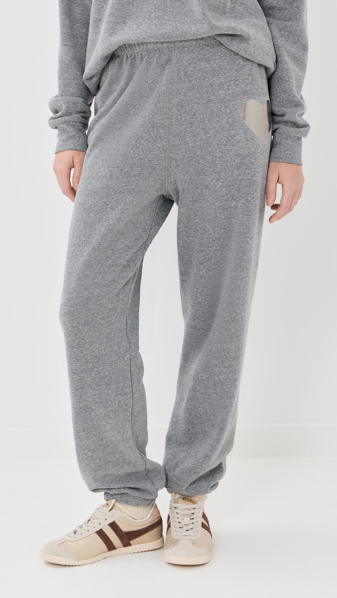heart logo sweatpants