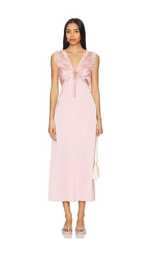 heartloom arlington dress in blush.