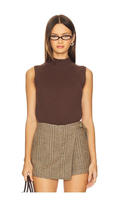 heartloom beverly sweater in brown.
