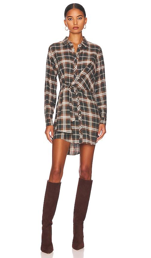 heartloom brynn mini dress in black.