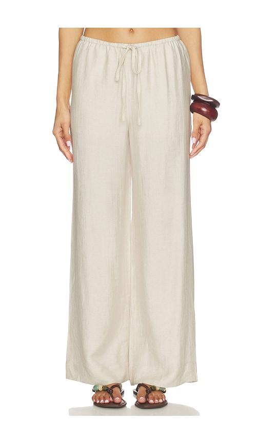 heartloom catalina pant in beige.