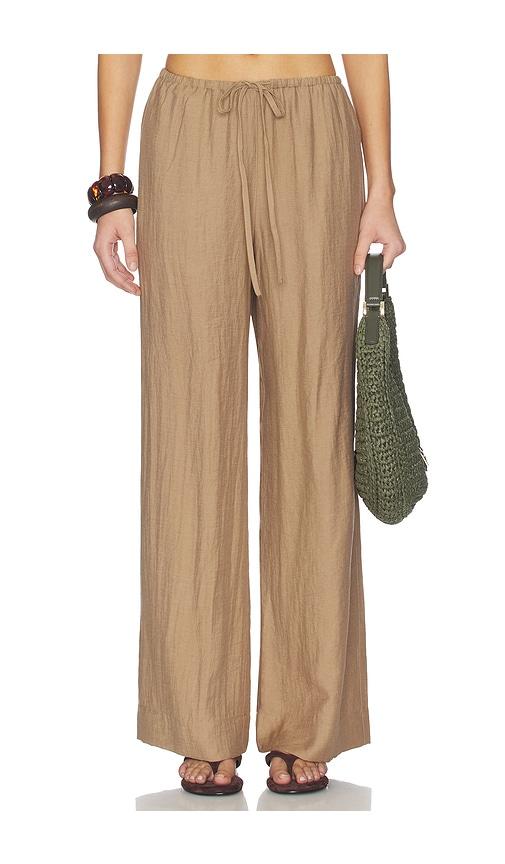 heartloom catalina pant in brown.