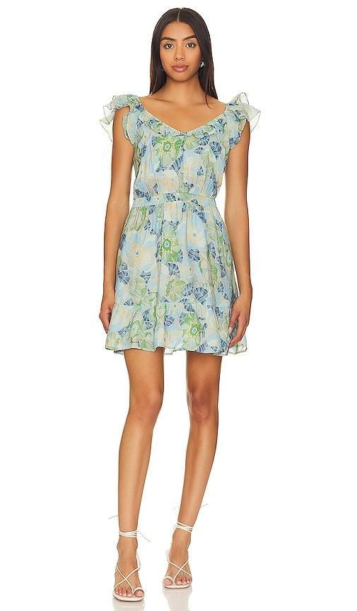 heartloom chrissy dress in baby blue.