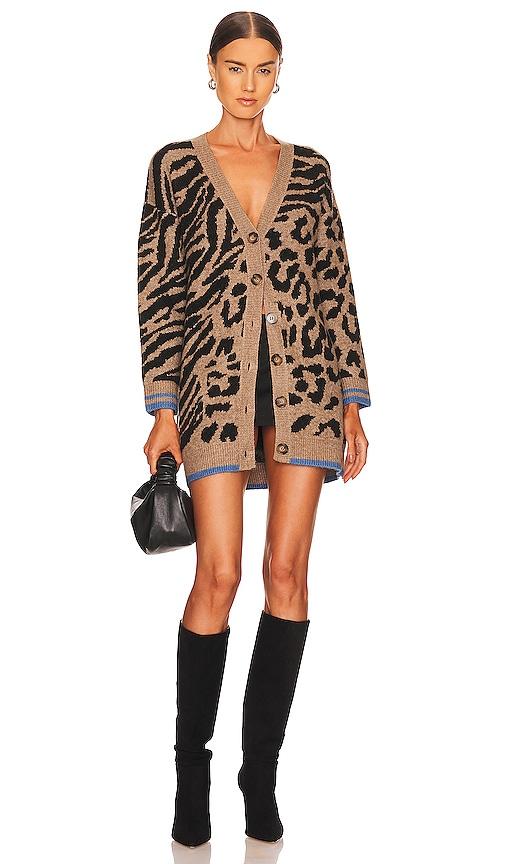 heartloom citrine cardigan in metallic bronze.