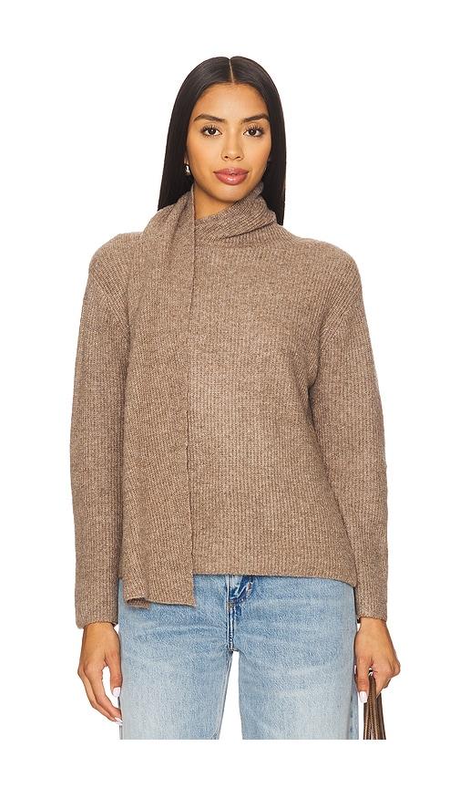 heartloom darcey sweater in taupe.