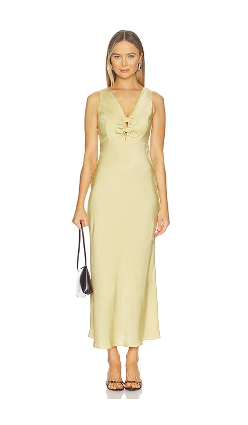 heartloom dazey dress in lemon.