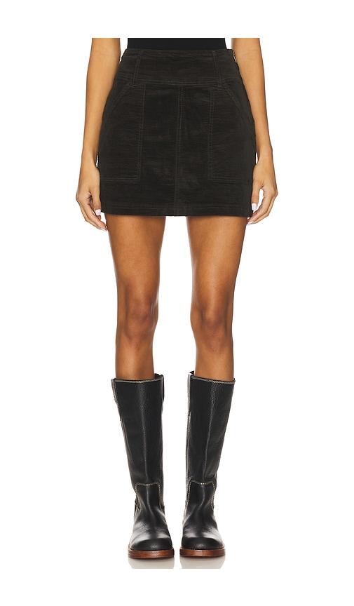 heartloom elaine skirt in brown.