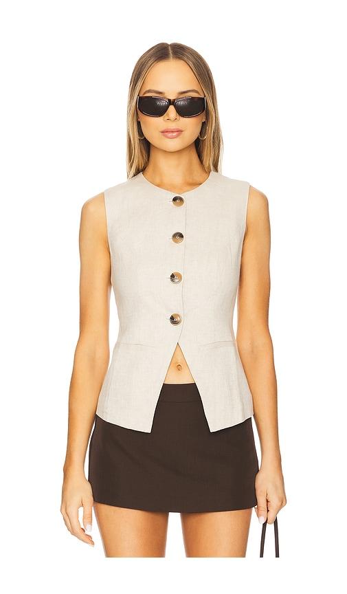 heartloom emerson vest in neutral.
