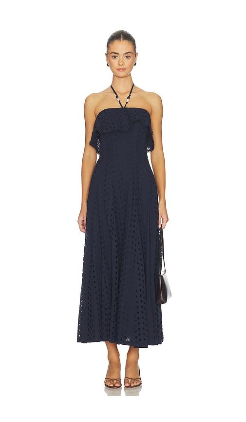 heartloom feli dress in navy.
