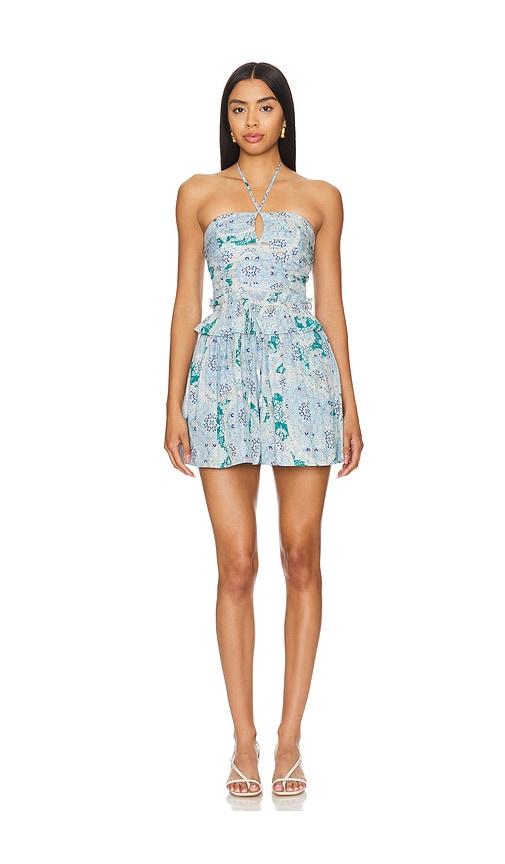 heartloom hanna romper in blue.