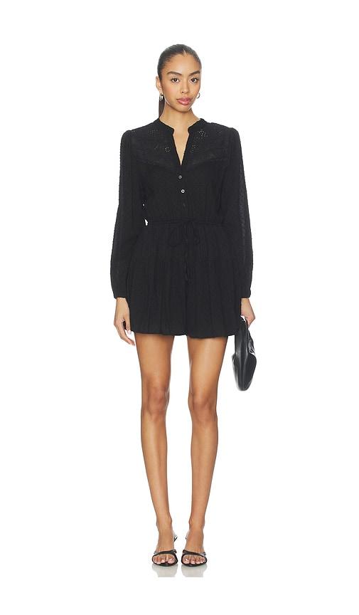 heartloom irisa romper in black.