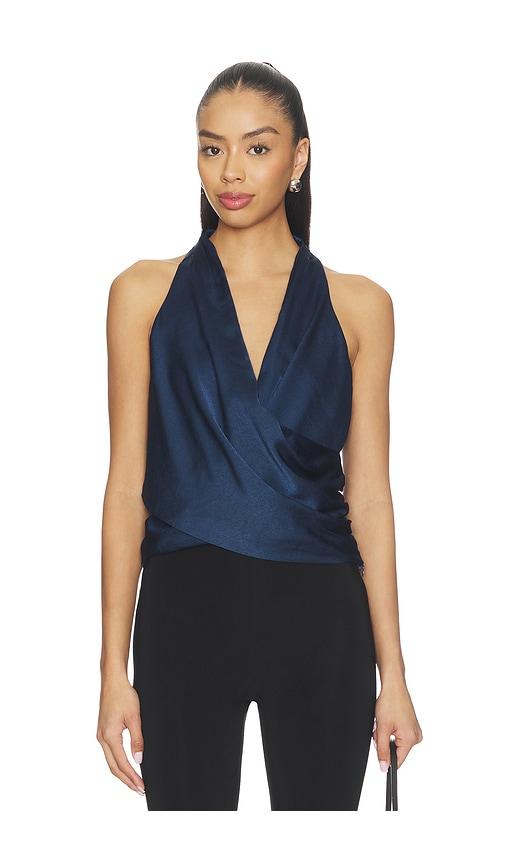 heartloom kary top in navy.