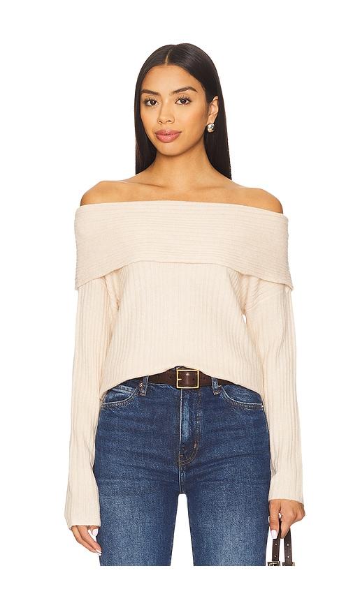 heartloom kendra sweater in ivory.