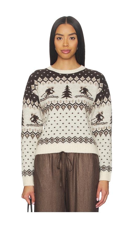heartloom litchi sweater in brown.