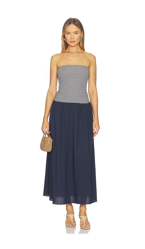 heartloom mikella dress in navy.