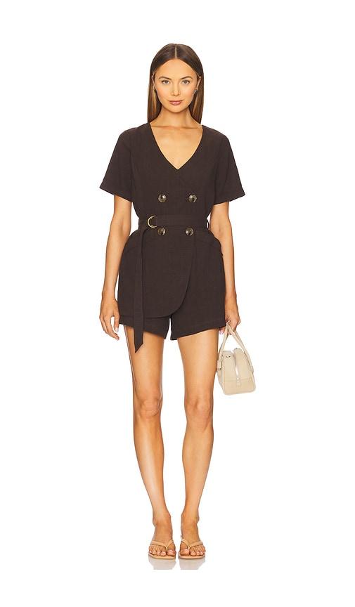 heartloom parina romper in brown.