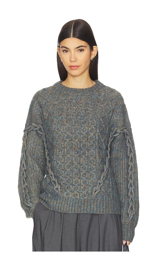 heartloom raven sweater in grey.
