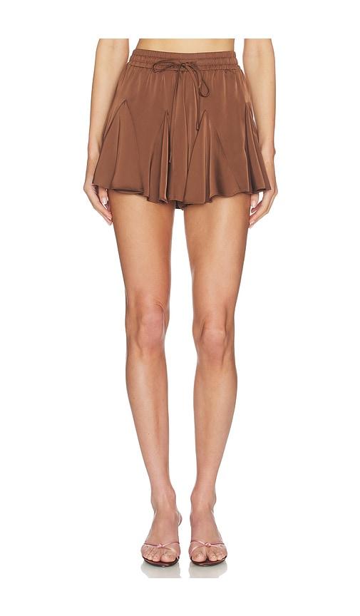 heartloom ridley skort in chocolate.