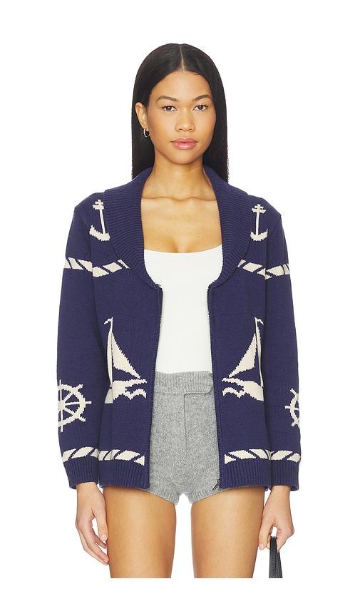 heartloom trixie cardigan in navy.