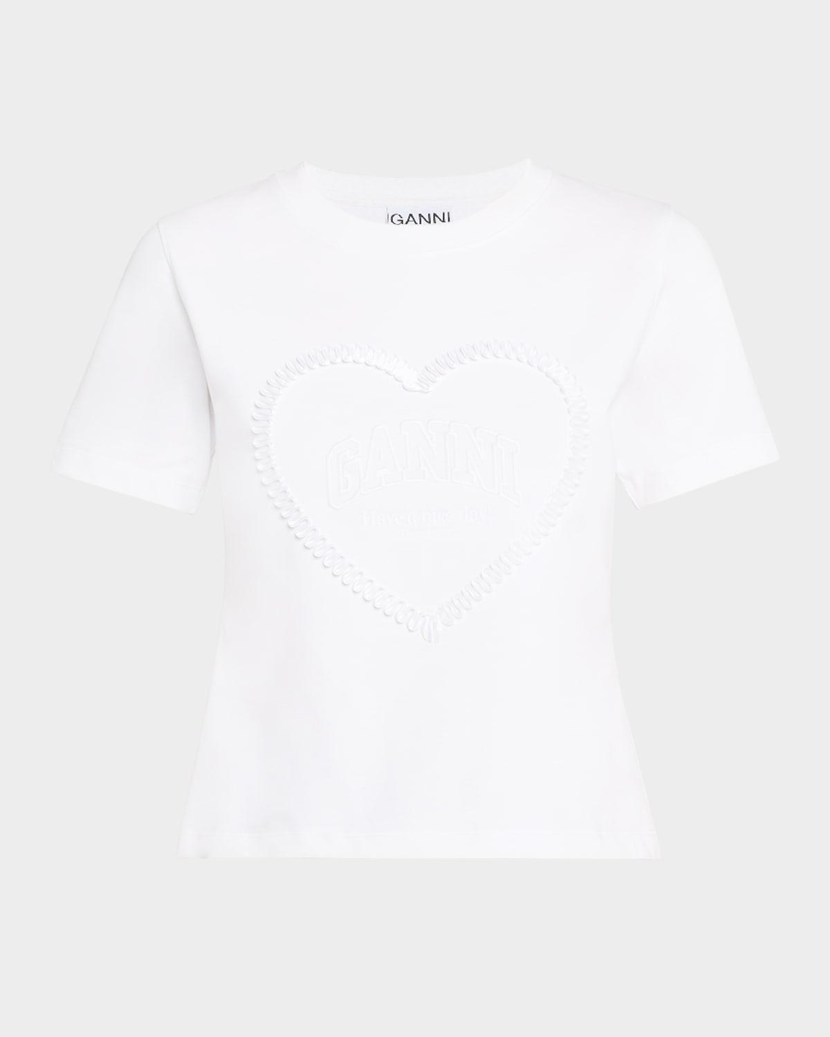 heavy cotton heart t-shirt