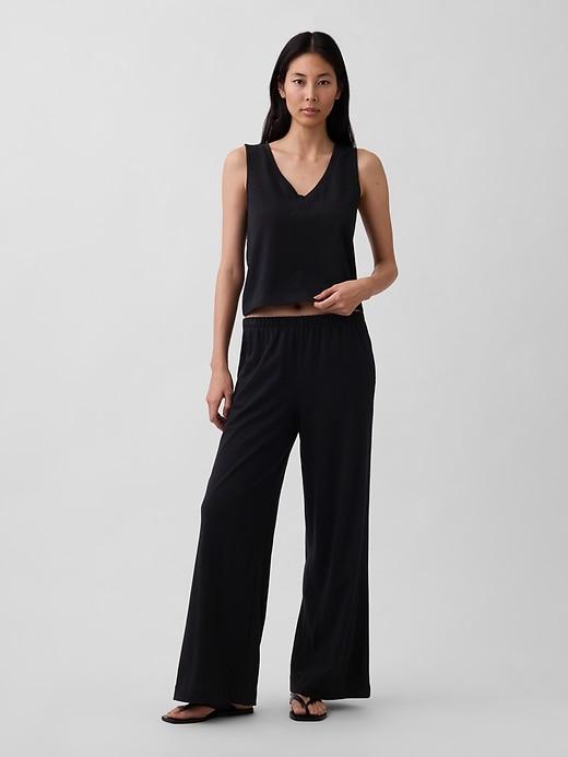 heavyweight easy wide-leg pants