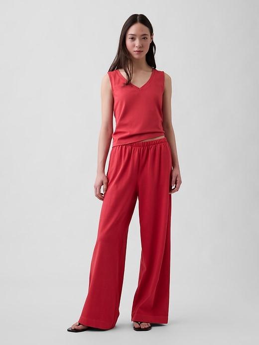 heavyweight easy wide-leg pants
