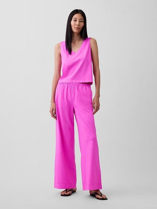 heavyweight easy wide-leg pants