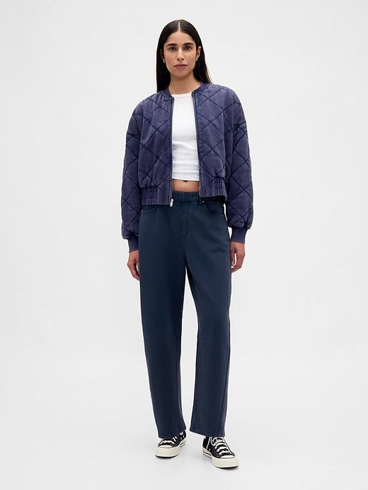 heavyweight french terry barrel sweatpants