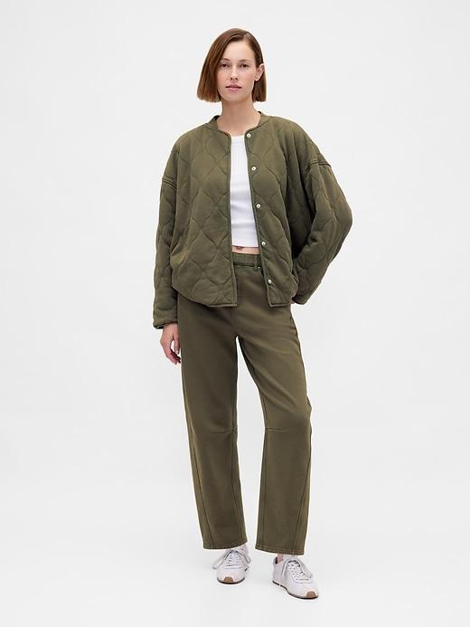 heavyweight french terry barrel sweatpants