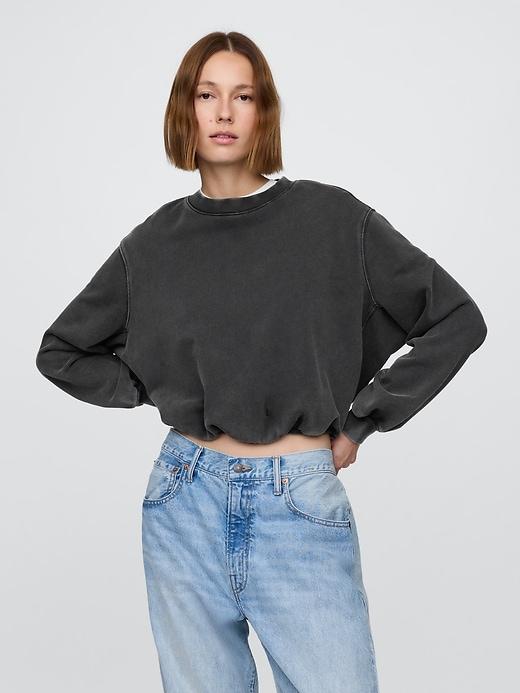 heavyweight french terry bubble sweatshirt
