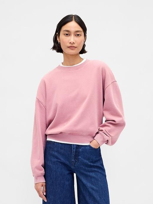 heavyweight french terry oversized sweatshirt