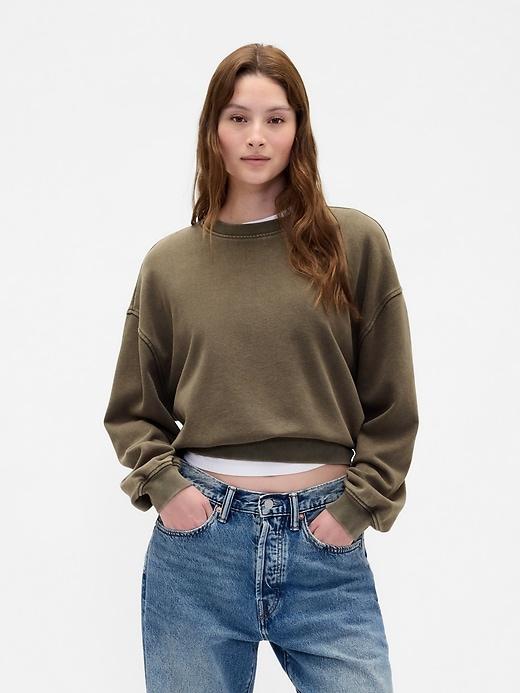 heavyweight french terry oversized sweatshirt