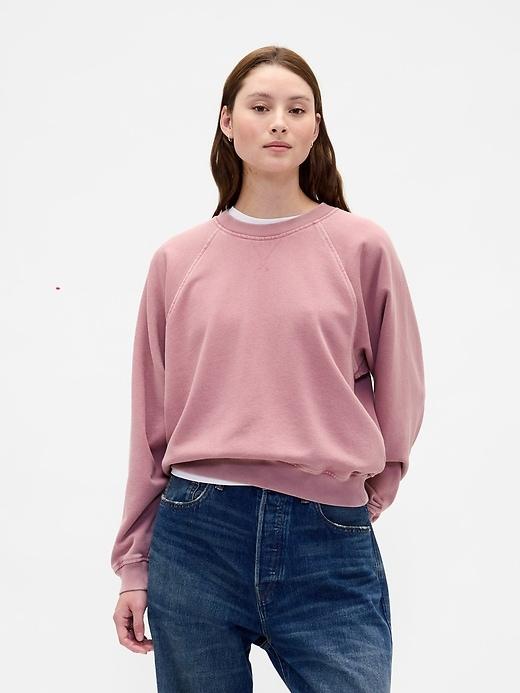 heavyweight french terry raglan sweatshirt